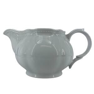 TOGNANA Small White Porcelain Tea Pot No Lid Pretty Decor Flower Vase Italy